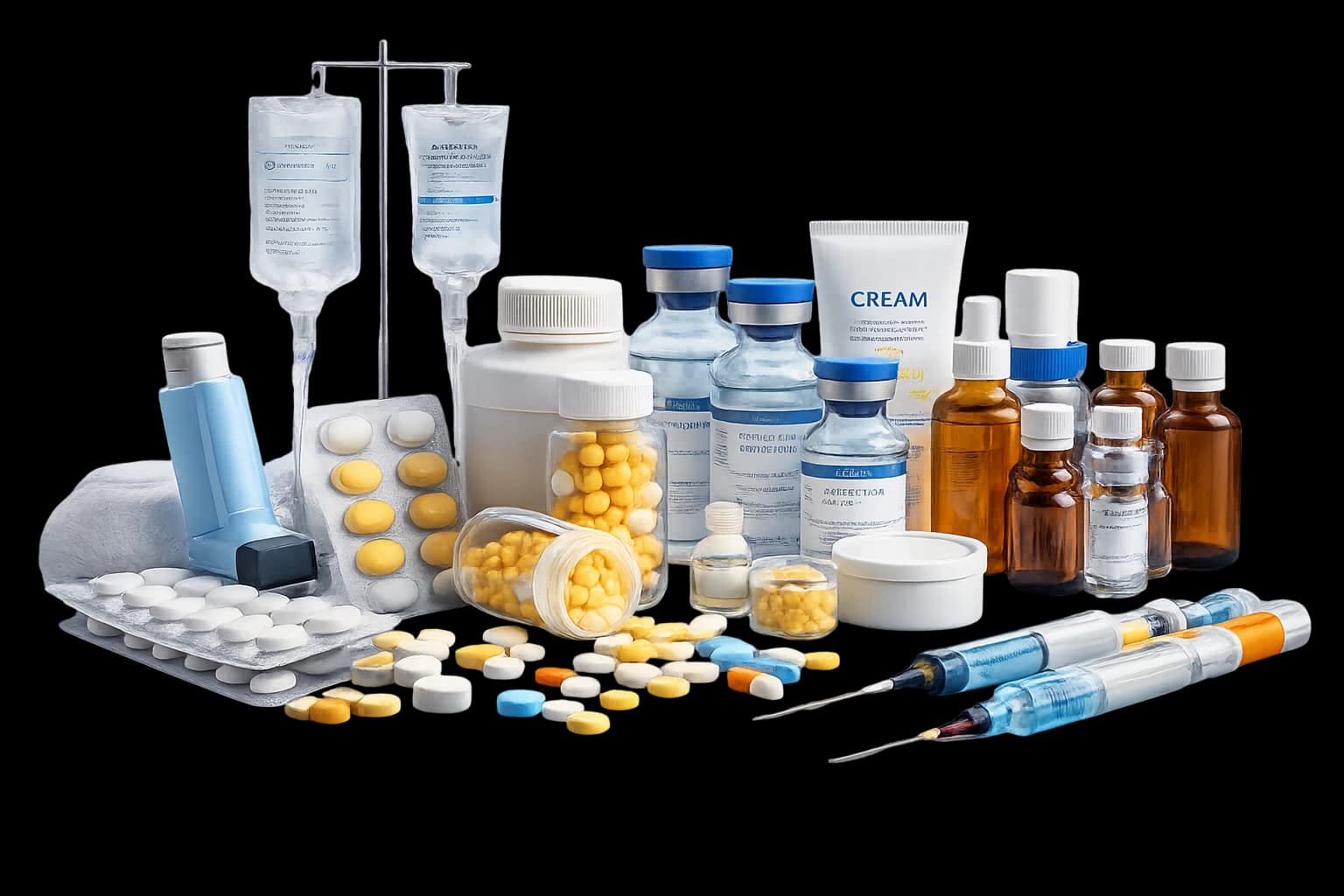 Medical supplies and pharmaceutical materials
